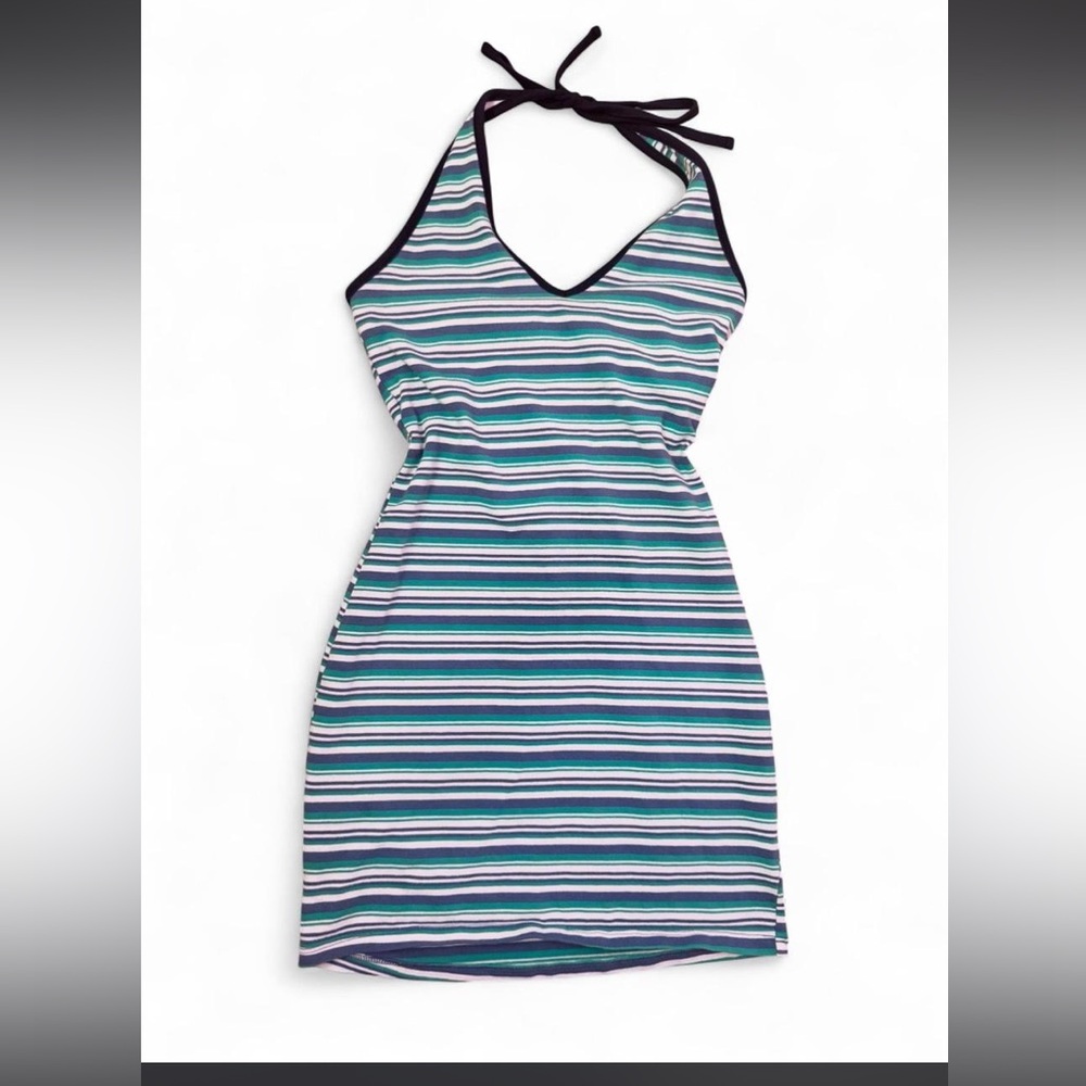 Striped Halter Dress